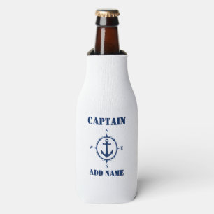 Porta-garrafa Compass Náutico Capitão Adicionar Barco ou Nome