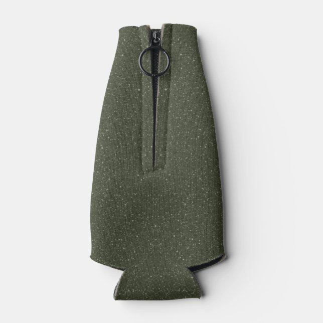 Porta-garrafa Cooler de Efeito de Ruído Verde do Moss - Personal (atrás)