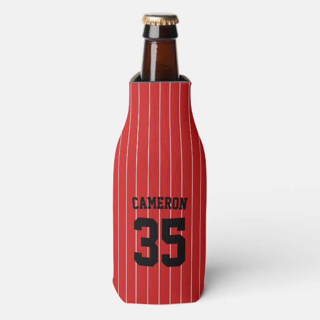 Porta-garrafa Cores Totalmente Editáveis Nome das Stripes de Bas (Frente da Garrafa)