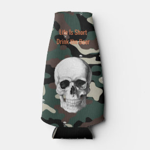 Porta-garrafa Crânio Camo
