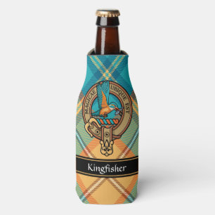 Porta-garrafa Crest Kingfisher sobre Tartan Bottle Cooler