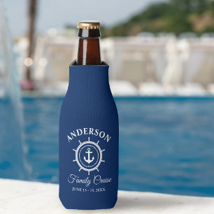 Porta-garrafa Cruzeiro da Família Azul Marinho de Âncora Náutica