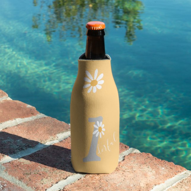 Porta-garrafa Daisy Hippie Baby First Birthday Wondelice Bottle (Piscina in situ)