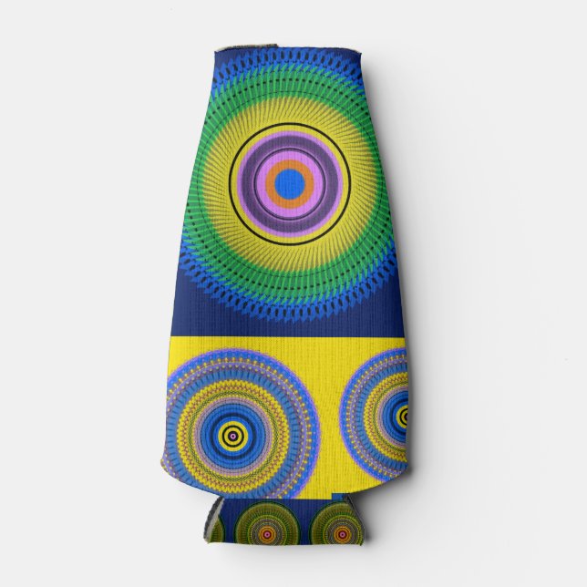 Porta-garrafa Design colorido (Frente)