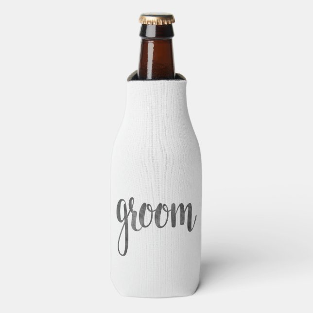 Porta-garrafa Despedida de solteiro do noivo Sr. (Frente da Garrafa)