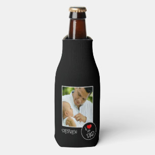 Porta-garrafa dia de os pais, Foto Personalizada - Personalizada