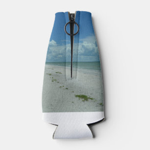 Porta-garrafa Dia em uma praia tropical