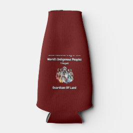 Porta-garrafa Dia Internacional das Pessoas Indígenas do Mundo