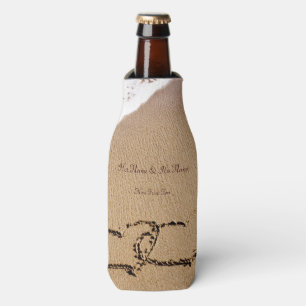 Porta-garrafa Dois Corações Na Areia