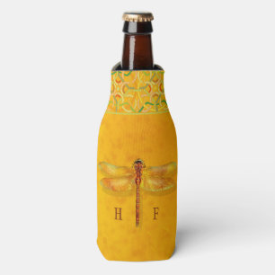 Porta-garrafa Dragonfly Pega em Monograma Sap Celtic Knot Amber