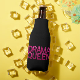 Porta-garrafa Drama Queen Hot Pink Glitter