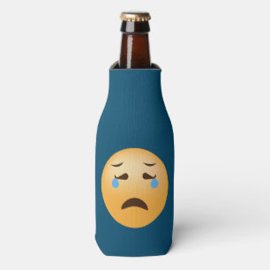 Porta-garrafa Emoji triste