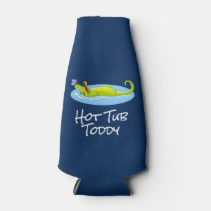 Porta-garrafa Engraçado Alligator Hot Tub Toddy