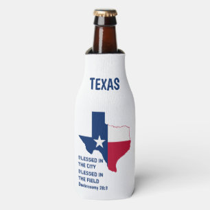 Porta-garrafa Escritura Cristã TEXAS Monograma Abençoado