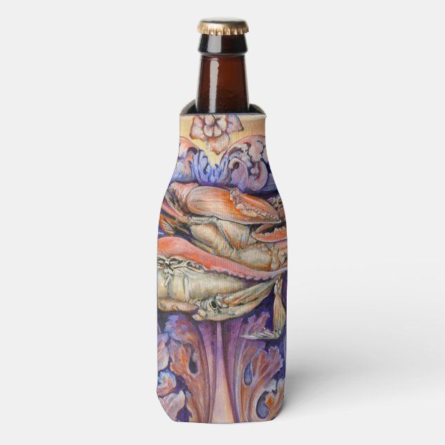 Porta-garrafa Etiqueta de Reprodução de Spike e Curly (Frente da Garrafa)