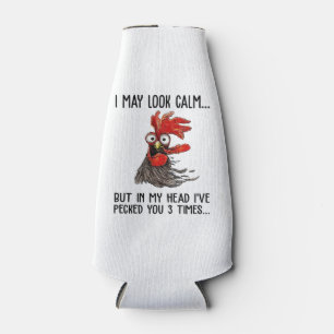 Porta-garrafa Eu posso parecer calma, mas na minha cabeça, eu te