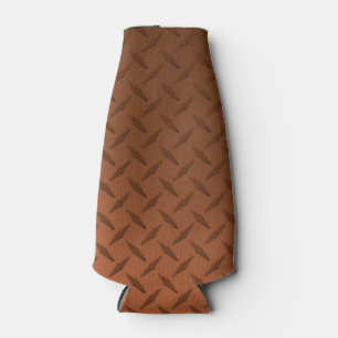 Porta-garrafa Exame de Padrão de Diamondplate de Cobre