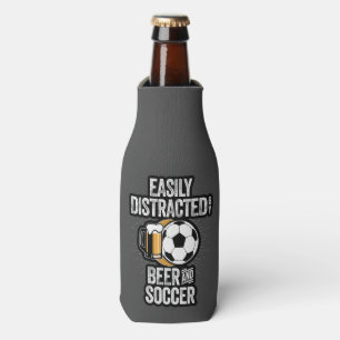 Porta-garrafa Fácil distração de cerveja e futebol