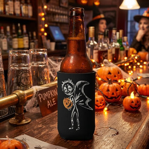 Porta-garrafa Fadas da Abóbora se Divertem no Halloween