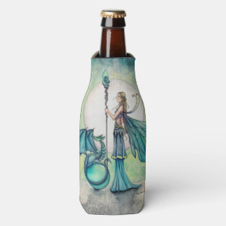 Porta-garrafa Fantasia de Dragão Aquamarine Arte de Fada