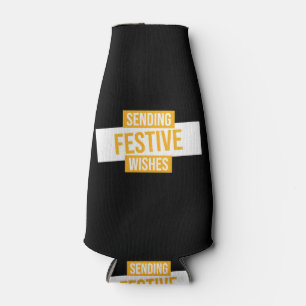 Porta-garrafa Feliz ano novo 2024 - enviar desejos festivos