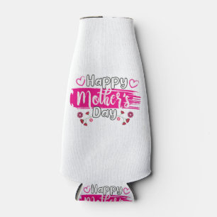 Porta-garrafa Feliz Dia de as mães 2025 Tshirt para Mulheres Mãe