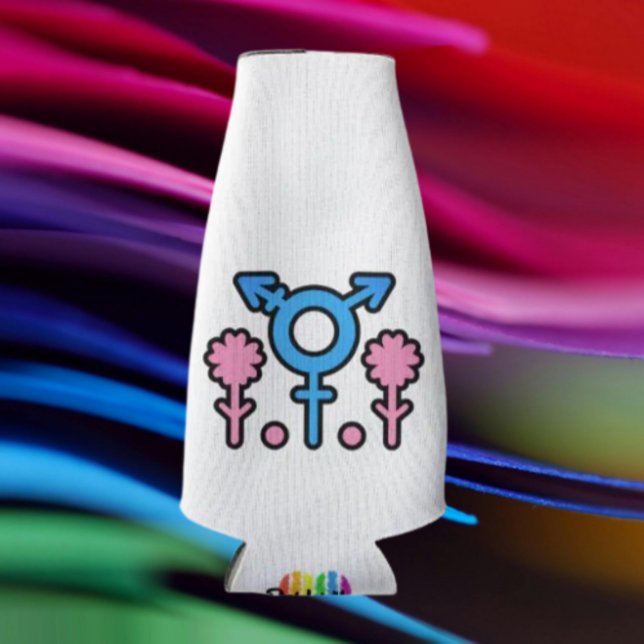 Porta-garrafa Flor de Garrafa do Orgulho (Criador carregado)