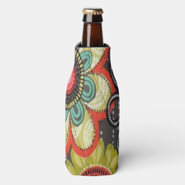 Porta-garrafa Flores de queda (Frente da Garrafa)