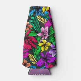 Porta-garrafa Flores Tropicais