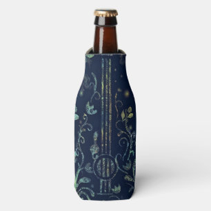 Porta-garrafa Flowers Guitar Bottle Cooler