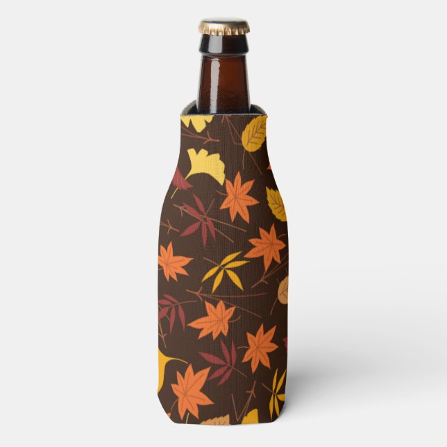 Porta-garrafa Folhas de Castanho (Frente da Garrafa)