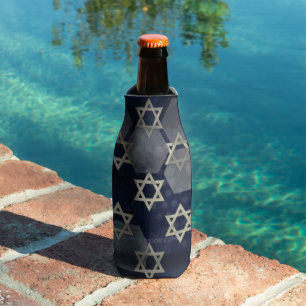 Porta-garrafa Forte vibe de Hanukkah da SlipperyJoe estrela de D