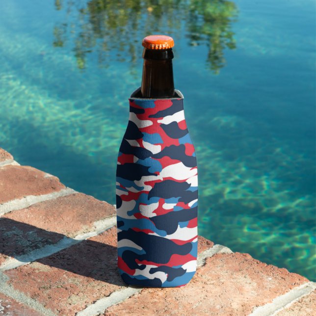 Porta-garrafa Frasco Cooler-Camo Impressão (Piscina in situ)