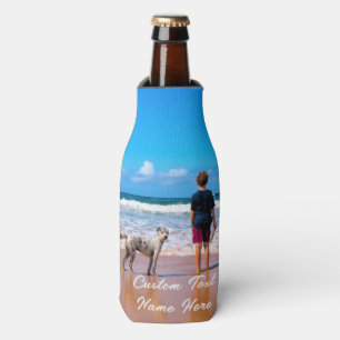 Porta-garrafa Frasco de Texto Fotográfico Personalizado Refresca