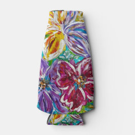 Porta-garrafa Frasco Floral Fresco