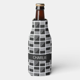 Porta-garrafa Frascos Geométricos com nome personalizado garrafa