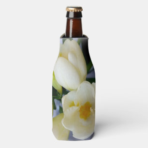 Porta-garrafa freesia amarela branca