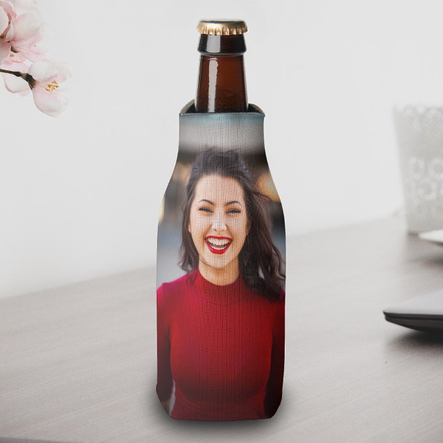 Porta-garrafa Freseira de cerveja fotográfica personalizada do S (Criador carregado)