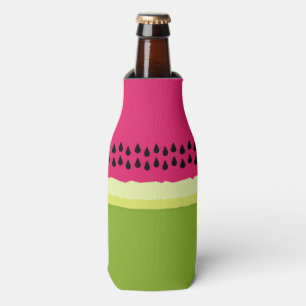Porta-garrafa Fria de Fatia de Melancia Rosa