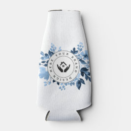 Porta-garrafa Fria de logotipo personalizado minimalista simples