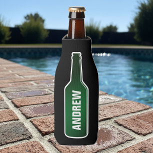Porta-garrafa Fria personalizada de cervejas com nome personaliz