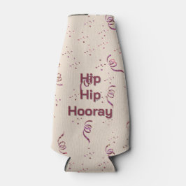 Porta-garrafa Fun Adult Birthday Confetti Ribbon Pattern 