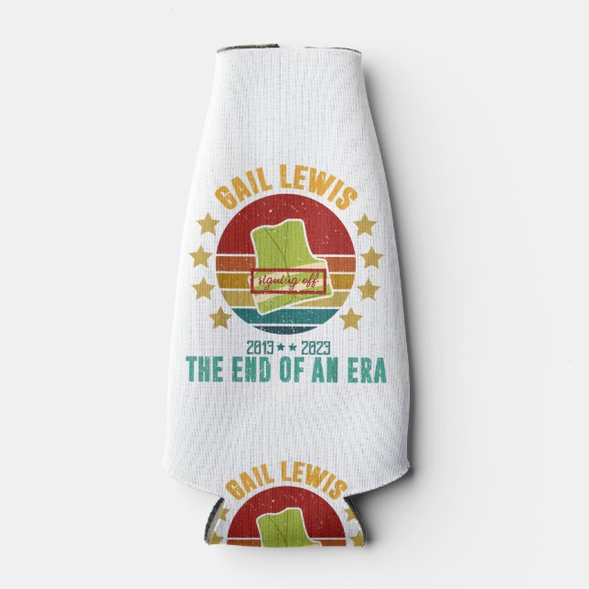 Porta-garrafa Gail Lewis, Nós Saudamos Você, O Fim De Uma Era Si (Frente)