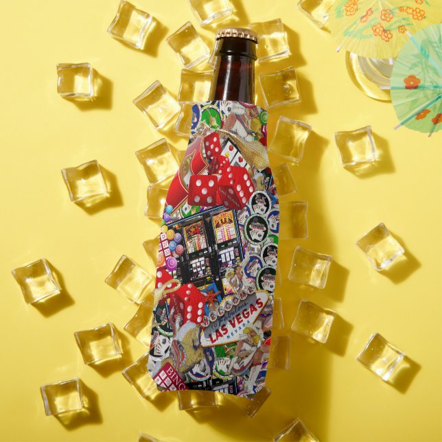 Porta-garrafa Gamblers Delight - Ícones de Las Vegas (Verão in situ)
