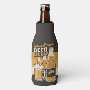 Porta-garrafa Garrafa de Cerveja Personalizada Caneca Espumosa B