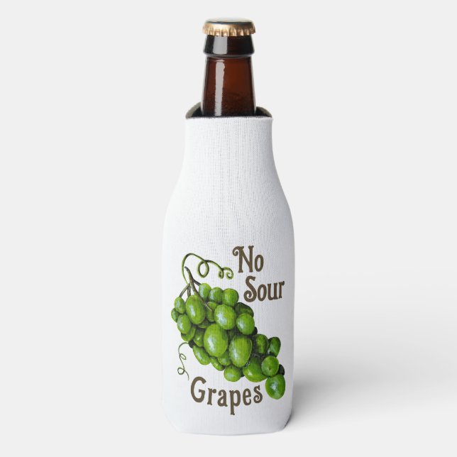 Porta-garrafa Garrafa de Uvas (Frente da Garrafa)