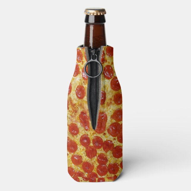 Porta-garrafa Garrafa isolada de Impressão de pizza ou refrigera (traseira da garrafa)