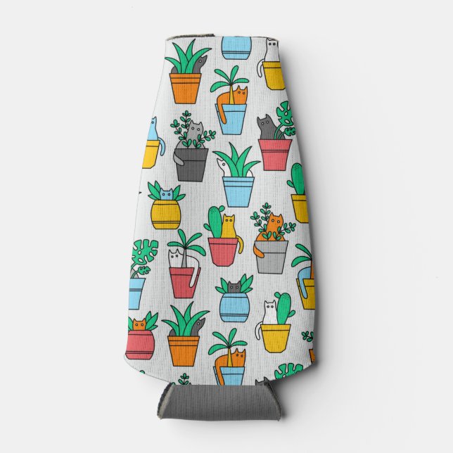 Porta-garrafa Gatos nos pântanos (Frente)