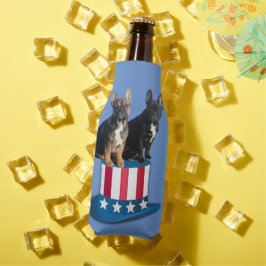 Porta-garrafa Getränkekühler französische Bulldoggen Hut