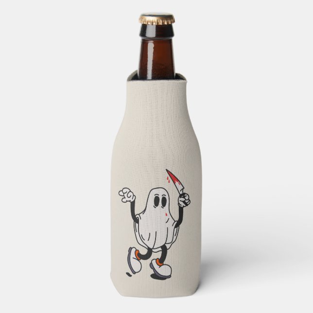 Porta-garrafa Ghost with blood knife (Frente da Garrafa)